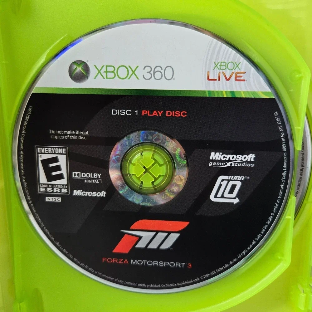 Forza Motorsport 3 Walmart Exclusive - Xbox 360‎ - Case & 2 Discs Tested